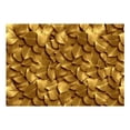 thumbnail image 3 of Tiptophomedecor Glam Wallpaper Wall Mural - Golden Leaves, 3 of 4