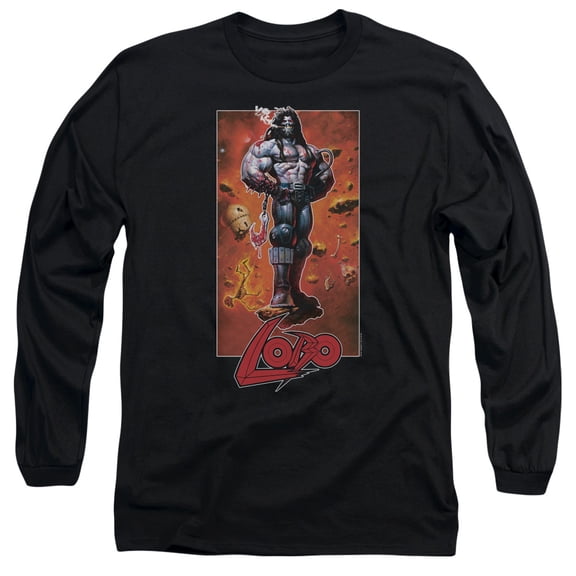 Jla - Lobo Pose - Long Sleeve Shirt - Medium