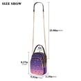 thumbnail image 2 of FORMRS Crossbody Bag for Women Quilted Travel Shoulder Cell Phone Purse with Chain Strap Handbag, Gradient Love, 2 of 7