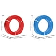 thumbnail image 6 of VEVOR PEX Pipe 1/2 Inch, 2 x 100 Feet Length PEX-A Flexible Pipe Tubing for Potable Water, Pex Water Lines for Hot/Cold Water & Easily Restore, Plumbing Applications with Free Cutter, Blue & Red, 6 of 9