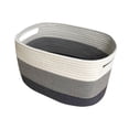 thumbnail image 2 of Canasta de almacenamiento de ropa de cesta tejida, cesta de ropa sucia transpirable Lavandería Casilla de lavado para la lavandería para el dormitorio, 2 of 7
