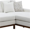 thumbnail image 5 of JERFIT Modern Ivory Chenille 4-Seat Sectional Sofa with Reversible Cushions and 4 Decorative Pillows for Living Room, 5 of 10