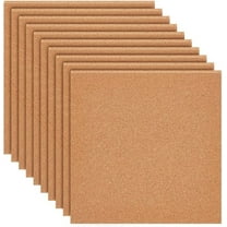 8 Pack 12x12 Inch Cork Board 3mm Thick Cork Board Tiles Square Cork Tiles Coaster Cork Sheets Tiles for Bulletin Boards Wall Decoration DIY Crafts