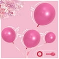 thumbnail image 2 of iTi Hot Pink Balloons Garland Kit-120 Pcs 18/10/12/5 Inch Pink Balloon Difference Size Hot Pink Qualatex Balloons Balloons As Party Decorations for Bachelorette Party Graduation Wedding Baby Shower, 2 of 5