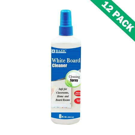 - White Erase Board Cleaner, White Board Dry Erase Cleaner Liquid Cleaners 12 Box