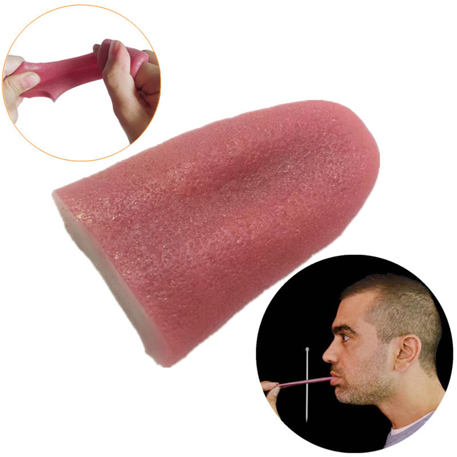 Travelwant Halloween Fake Tongue False Tongue Horrific Tongue Prop