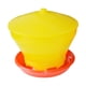 thumbnail image 1 of Comedero automático para pollos, cubo para aves de corral, tazón para traspatio, dispensador de comida para granja amarillo, 1 of 9