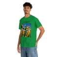 thumbnail image 6 of I Robot Unisex Heavy Cotton Streetwear T-Shirt A Robot riding unicycle, 6 of 12