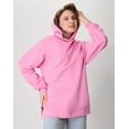 thumbnail image 7 of Hanes EcoSmart Women's Fleece Hoodie Spirited Pink S, 7 of 7