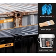 thumbnail image 2 of 36oz 2-in-1 Rust Converter  & Metal Primer, Black Water-Based Rust Reformer, Ultra Rust Inhibitor & Heat Resistant Anti- Coating for Automotive Chassis, Marine, Railings & Fences, 2 of 6