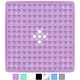 thumbnail image 1 of Alfombrilla de ducha para bañera, alfombrillas cuadradas para bañera de 21 x 21 pulgadas, antideslizante con orificios de drenaje, ventosas, Bpa, látex, sin ftalatos, lavable a máquina, Cl, 1 of 5