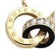 thumbnail image 4 of MOON & SELF Collar Cronos & Luz Laminado Oro 18k con Zirconias AAA, 4 of 5
