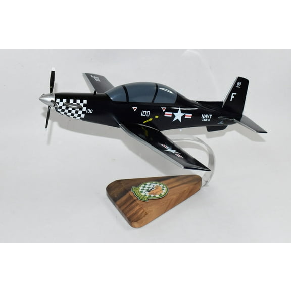 Beechcraft® T-6a Texan II, VT-10 Wildcats (CONA), 16", Mahogany Scale Model