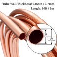 thumbnail image 3 of Tubo de cobre GOORY 1/2 OD x 0.445 ID x 3 m - 99.9% C12200 Pure, 3 of 7