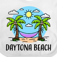thumbnail image 4 of Inktastic Summer Vacation in Daytona Beach Boys or Girls Baby Bib, 4 of 4