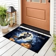 thumbnail image 3 of Happy Halloween Chinese Crested Witch Pumpkins Bats Doormat Dog Lover Indoor Outdoor Welcome Mat - 13012, 3 of 5