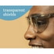 thumbnail image 4 of Lentes de Seguridad Macarena con Lentes Transparentes Resistentes A Los Arañazo Gris, 4 of 8