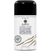 Alaffia, Coconut Reishi Deodorant, Lavender & Charcoal 2.65 oz - (Pack of 2)
