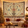 thumbnail image 3 of Ornate Floral Vase Tapestry Wall Hanging, 3 of 6