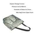 thumbnail image 3 of FORMRS Womens Canvas Tote Bag with Zipper Inner Pocket Shoulder Handbag, Ghosts Playing in A Garden, 3 of 7