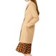 thumbnail image 4 of Abrigo largo de invierno de doble botonadura con solapa de muesca para mujer INSPIRE CHIC L color caqui, 4 of 7