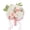 Pink, variant on Yihuala Versatile Wedding Flower Bouquet Fake Flowers Roses Great forBrides & Bridesmaids Outdoor Event & Home Decorations