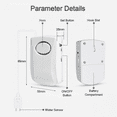 thumbnail image 2 of Wi Fi Water Leak Detector, 130dB Smart Flood Detector Wireless Water Alert Sensor, Push Notification to TUYA Smartphone, 2 of 5
