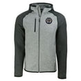 thumbnail image 2 of Men's-Cutter & Buck  Heather Gray Philadelphia Union Mainsail Raglan Full-Zip Hooded Jacket, 2 of 3