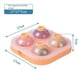 thumbnail image 3 of 2X MáQuina para Hacer Bolas de Hielo Grande, 6,5 Cm, Esfera Redonda Grande, Bolas Altas, Bandeja con Molde para Cubitos de Hielo para Herramientas Barra CóCteles de Whisky, Naranja, 3 of 4