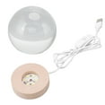 thumbnail image 3 of 3D  Ball, Elegant USB Interface  Ball Night Light Decorative With Base For Home Galactic System, 3 of 8