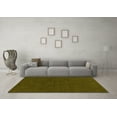 thumbnail image 3 of Ahgly Company Indoor Square Solid Yellow Modern Area Rugs, 6' Square, 3 of 4