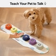 thumbnail image 2 of Mewoofun Dog Buttons for Communication, Dog Buttons Talking with Anti-Slip Mat, Pet Training Buttons Voice Recording Clicker with Include Training Manual for Cats and Dogs(6 Packs), 2 of 7