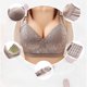 thumbnail image 3 of Sujetador de talla grande para mujer, lencería fina sin anillo de acero, cómodo, transpirable, ropa interior ajustable, Push Up, Sexy, Copa BC, 3 of 4