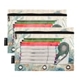 thumbnail image 2 of 2 Pack Flip Folders with Clear PVC Window Binder Pouches 3-Ring Binder Organizer for Office & Home Underwater Scene Featuring, 2 of 6