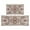 Boho Brown Vintage, variant on Boho Brown Vintage Carpet Rugs and Mats Non Skid Washable Absorbent Microfiber Soft Kitchen Mat for Floor Set Of 2 Decor Stain Resistant 17"x47" 17"x30"