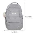 thumbnail image 3 of Mochila Durable Nylon Estudiantes Mochila Alta capacidad Color sólido Ocio diario Sywqhk Para Estrenar, 3 of 3