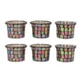 thumbnail image 3 of Candelabro de vidrio con mosaico, 6 piezas, portavelas con mosaico, candelabro de vidrio con mosaico, probado y confiable Jadeshay  A, 3 of 8