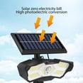 thumbnail image 2 of Matsuzay Lámparas de Control remoto de luz LED Solar, luz solar de movimiento al aire libre, Sensor inteligente, resistente al agua, linterna de jardín Iluminación y accesorios 128 LED Matsuzay HA009847-01B, 2 of 6