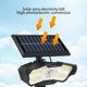 thumbnail image 3 of Lámparas de control remoto de luz LED solar Movimiento al aire libre Luz solar Sensor inteligente Impermeable 3-Modo inalámbrico Montado jardín linterna 128 LED Scienceny HA009847-01B, 3 of 6