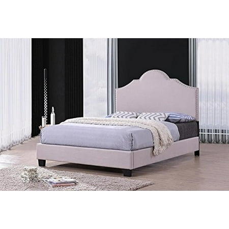 Applewhite upholstered platform sales bed
