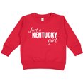 thumbnail image 2 of Inktastic Just a Kentucky Girl Born and Raised Toddler Sweatshirt, 2 of 4