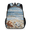 Blue, variant on Adult Funny Halloween Travel Backpack, Casual Daypack with Adjustable Shoulder Straps, Sugar Skull Laptop Backpack