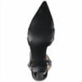 thumbnail image 6 of Journee Womens Jazlynn Buckle Kitten Heel Pointed Toe Pumps, Widths Available, 6 of 10