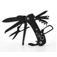 thumbnail image 1 of Dosaele 1 Pack Stainless Steel Multitool Foldable Pocket Knife Safety Lock Outdoor Use Black, 1 of 7