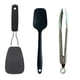 thumbnail image 1 of Cubiertos de 3 piezas, utensilios de cocina antiadherentes, espátula para crema, espátula de nailon, clips para alimentos, 1 of 5