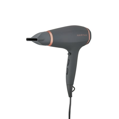 Hairitage 1875 Watts Ionic Hair Blow Dryer, Frizz Control and Shine for All Hair Types
