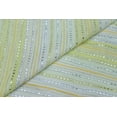 thumbnail image 3 of TRILOKI Stripe Fabric Yellow Embroidery Georgette 44, 38 Work Sewing DIY Crafting Fashion Design Fabric By The Yard, 3 of 4