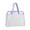 #02 Purple【1x Transparent Tutoring Bag】, variant on SouMaox Transparent Document Tote, Water-Resistant Handheld File Organizer, Portable Briefcase Stationery Storage for Office Homework Carrying