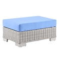 thumbnail image 1 of Modway Conway Outdoor Patio Furniture Wicker Rattan Ottoman, 1 of 8