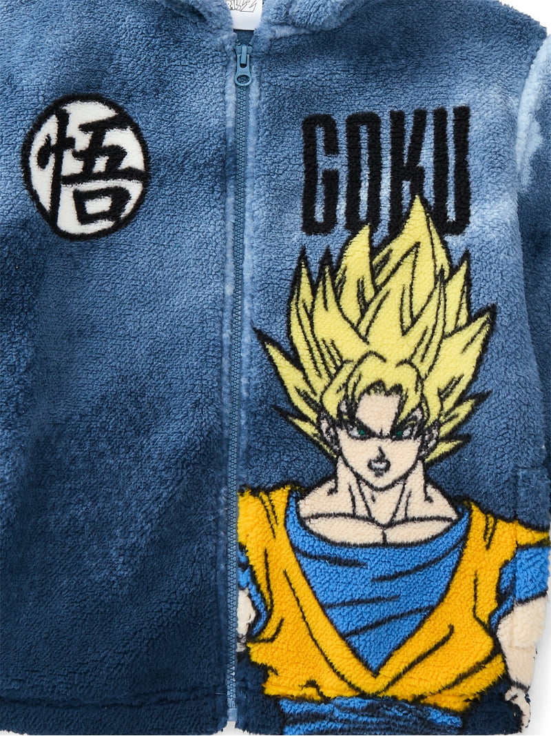 Dragon Ball Z Boys Plush Jacket, Sizes 4-12 - Walmart.com